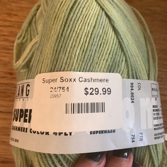 🧶 Lang Super Sock Cashmere Yarn 🧶 - Picture 2 of 5